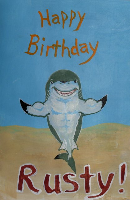Rusty's Birthday Card