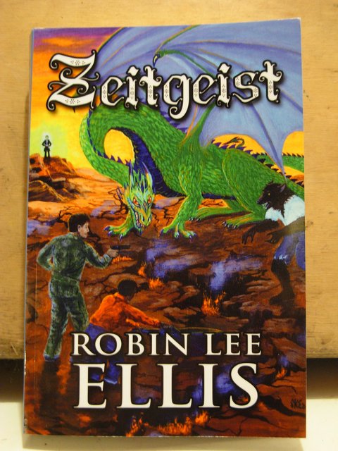"Zeitgeist" book by Robin Lee Ellis. Cover art by "SKE"