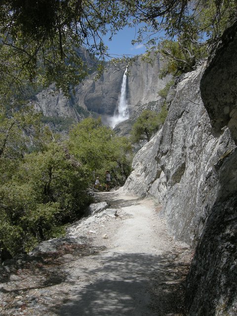 Yosemite Falls and the Trail