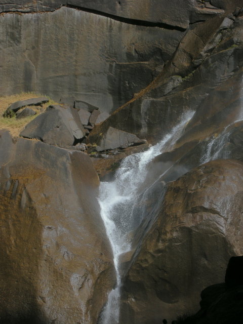 Water below Vernal Fall