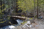 Footbridge over north fork of Big Pine Creek
