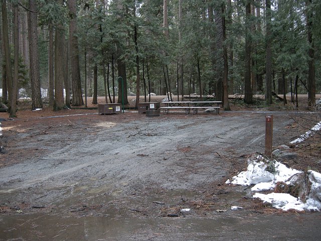 Yosemite Lower Pines Campground Site DBL-2