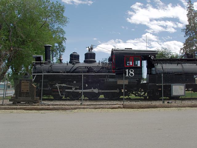 SP Number 18 Narrow Gauge, Indepence, California