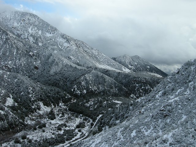 San Antonio Canyon from Cow Canyon Saddle