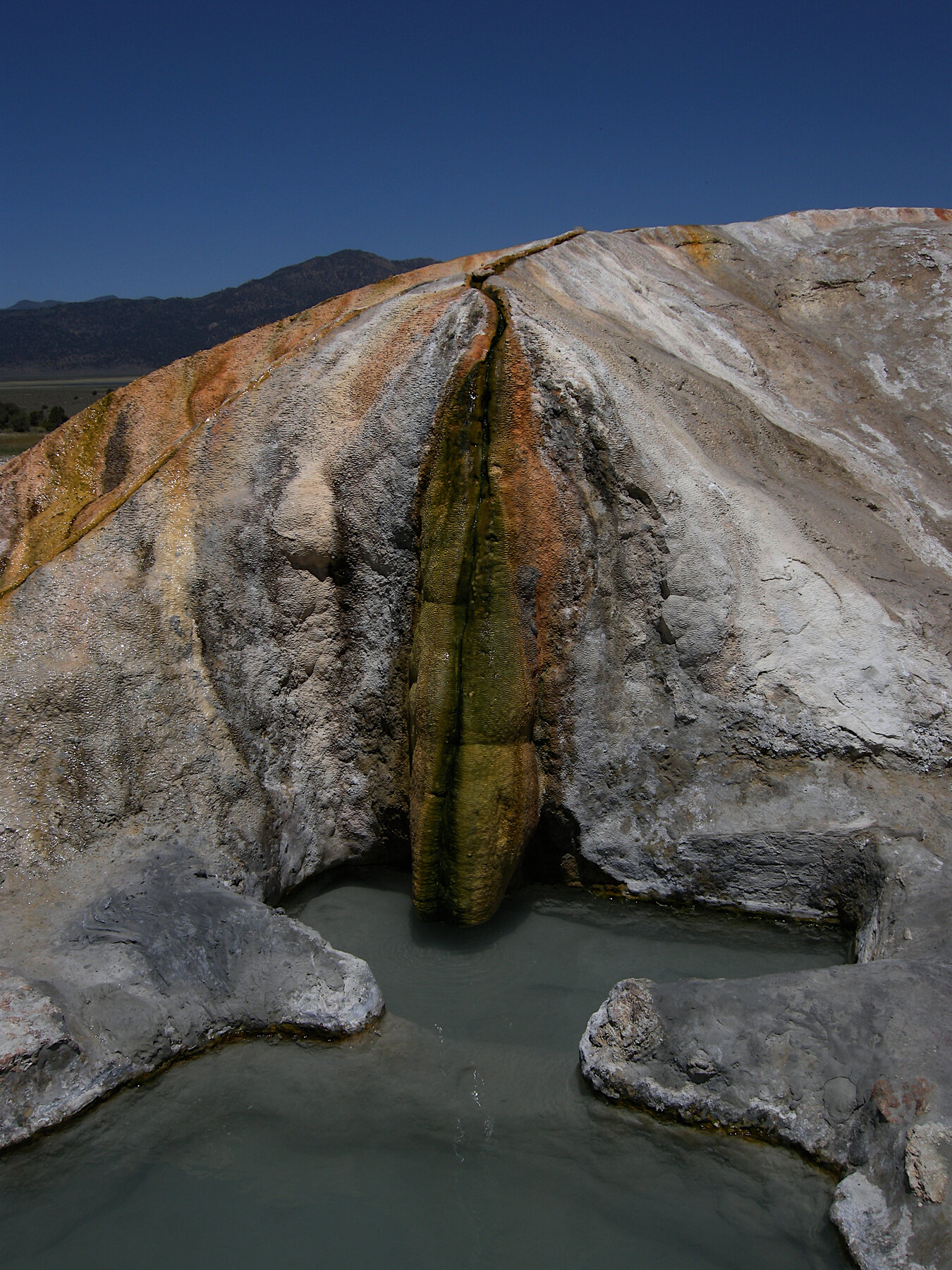 New Deposits at Travertine Hot Springs