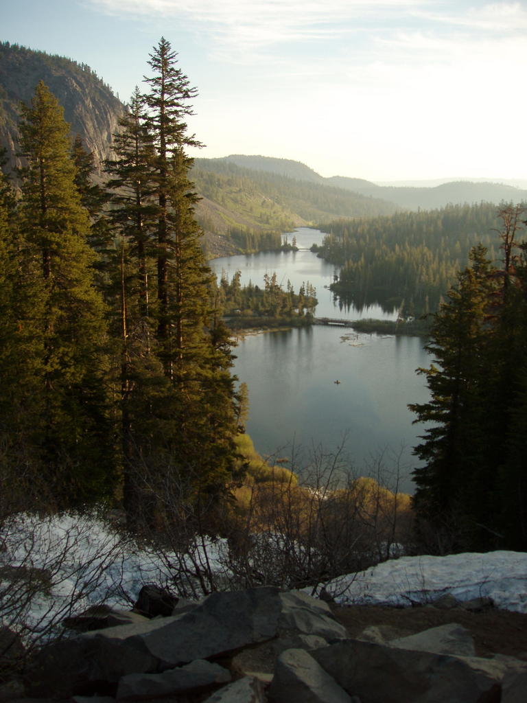 Twin Lakes in the Soft Light of Morning