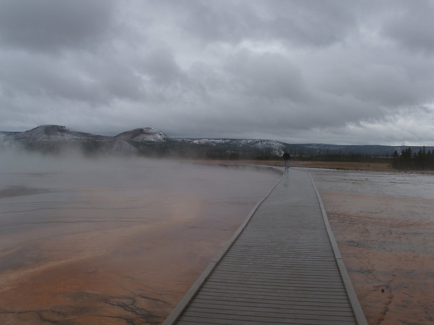 Walkway at Grand Prismatic Spring