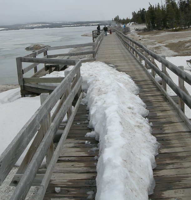 Walkway at West Thumb Geyser Basin