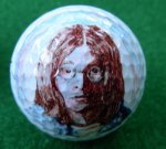 John Lennon Golf Ball
