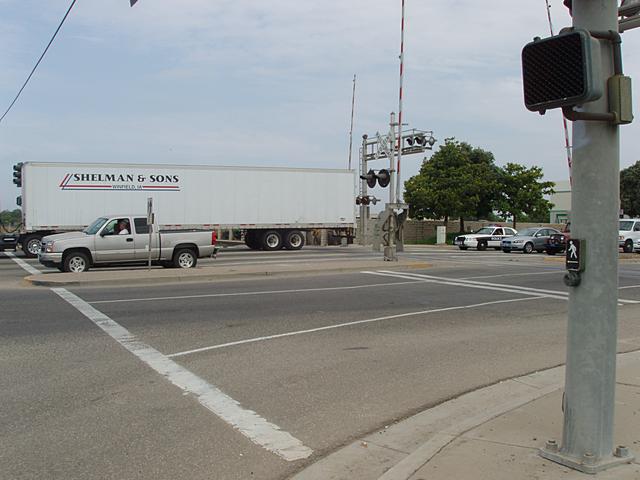 Semi Blocking Rail Crossing