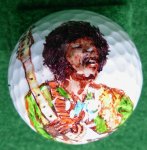 Jimmi Hendrix Golf Ball 2