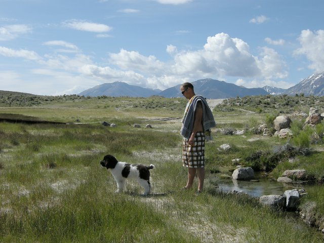 Primitive spring at Wild Willy's hot spring