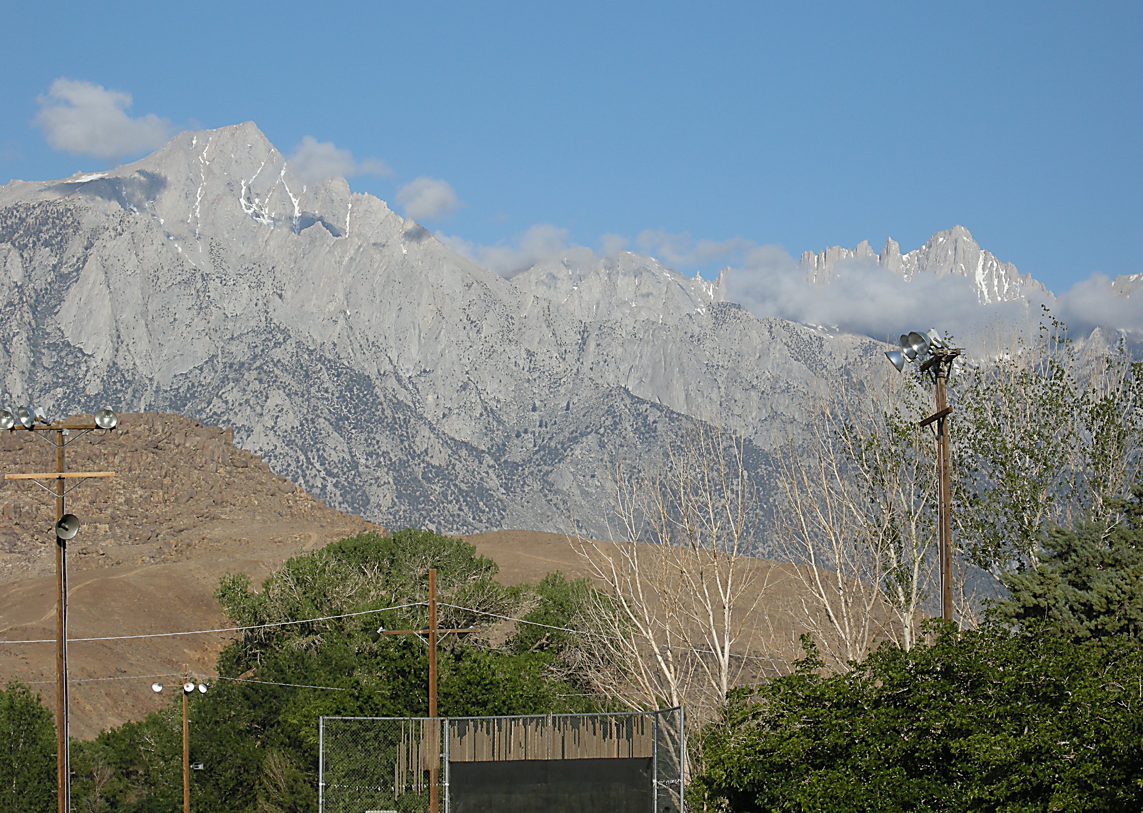 Morning clouds on Mount Whiteney