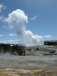 Old Faithful from near Anemone Geyser