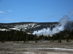 Daisy Geyser Erupting from Grand