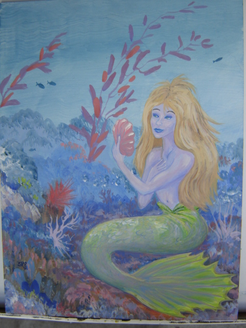 mermaid blue