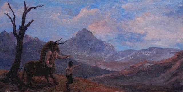 Pan and the Minotaur