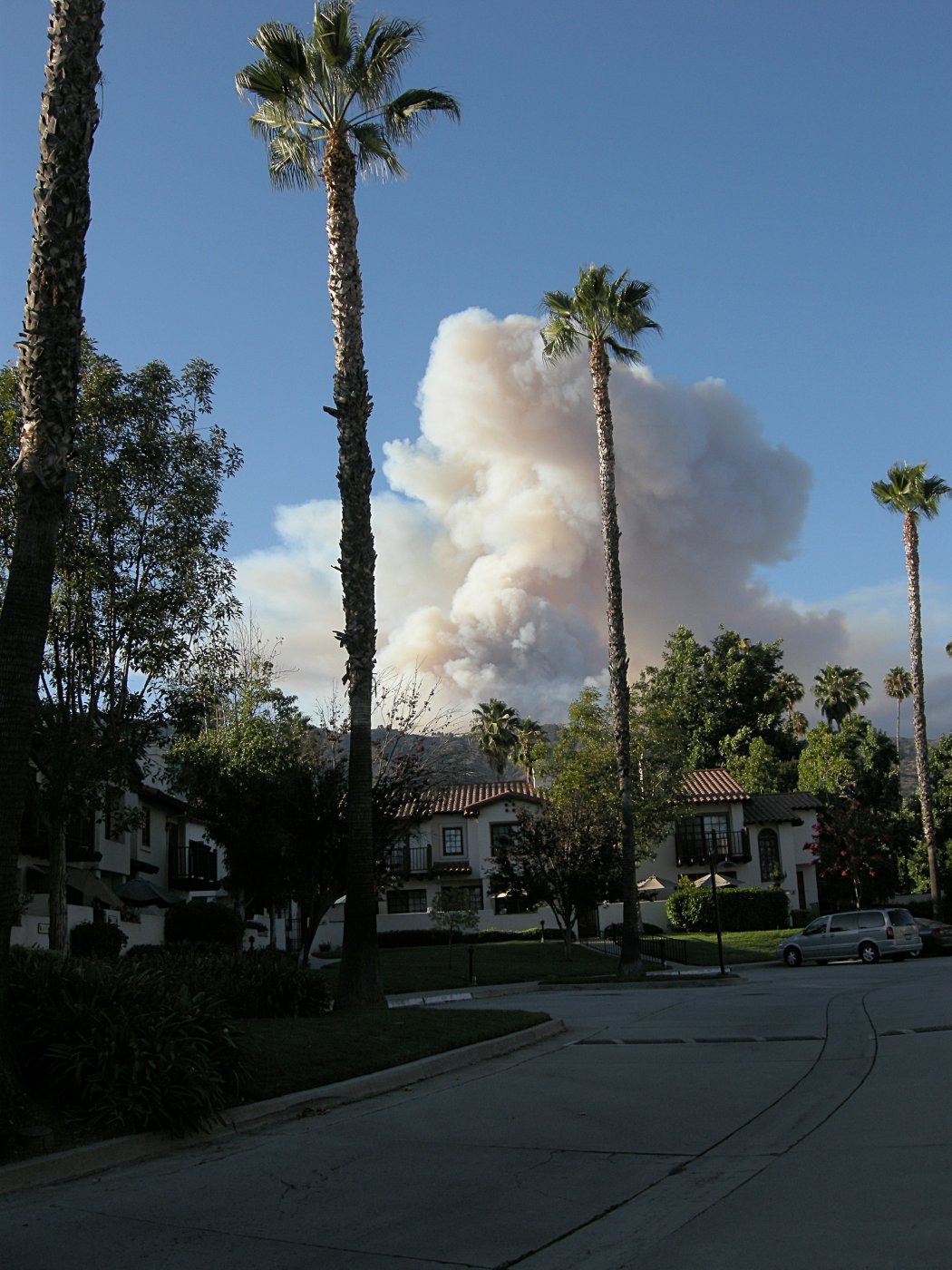 Morris Fire from Glendora