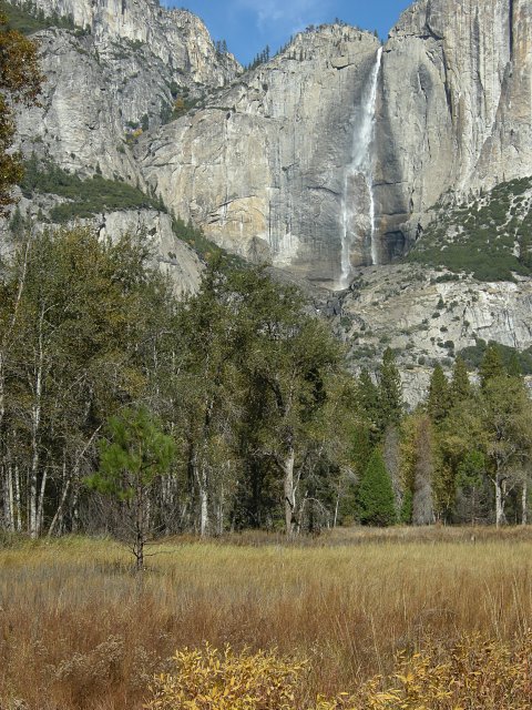 Yosemite Falls in Autumn