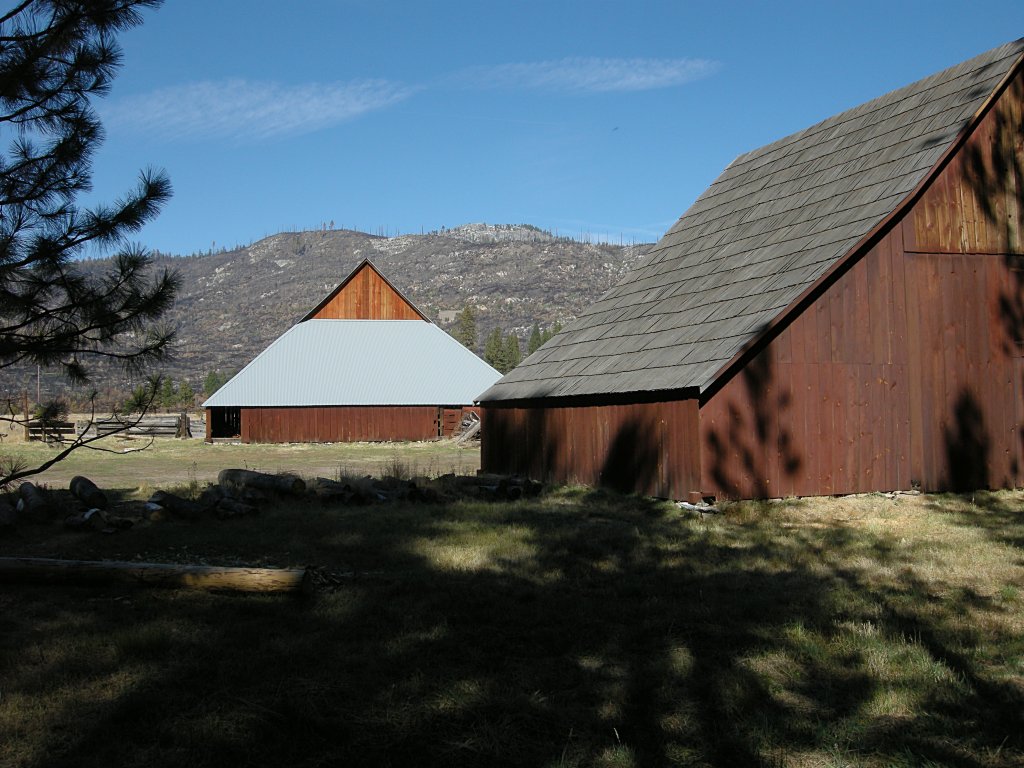 Big Meadow Barns after the fire