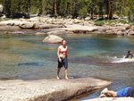 Swimming in the Tuolumne River