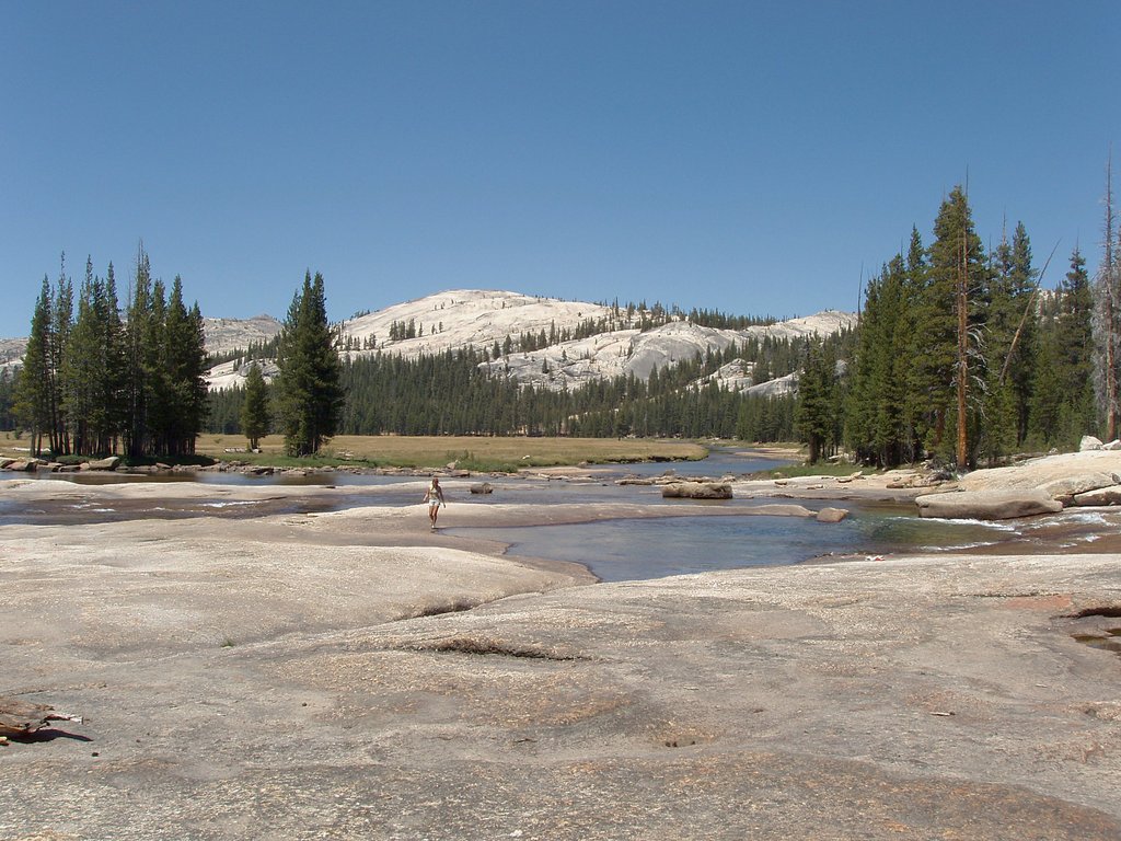 Tuolumne River around the back of Pothole Dome