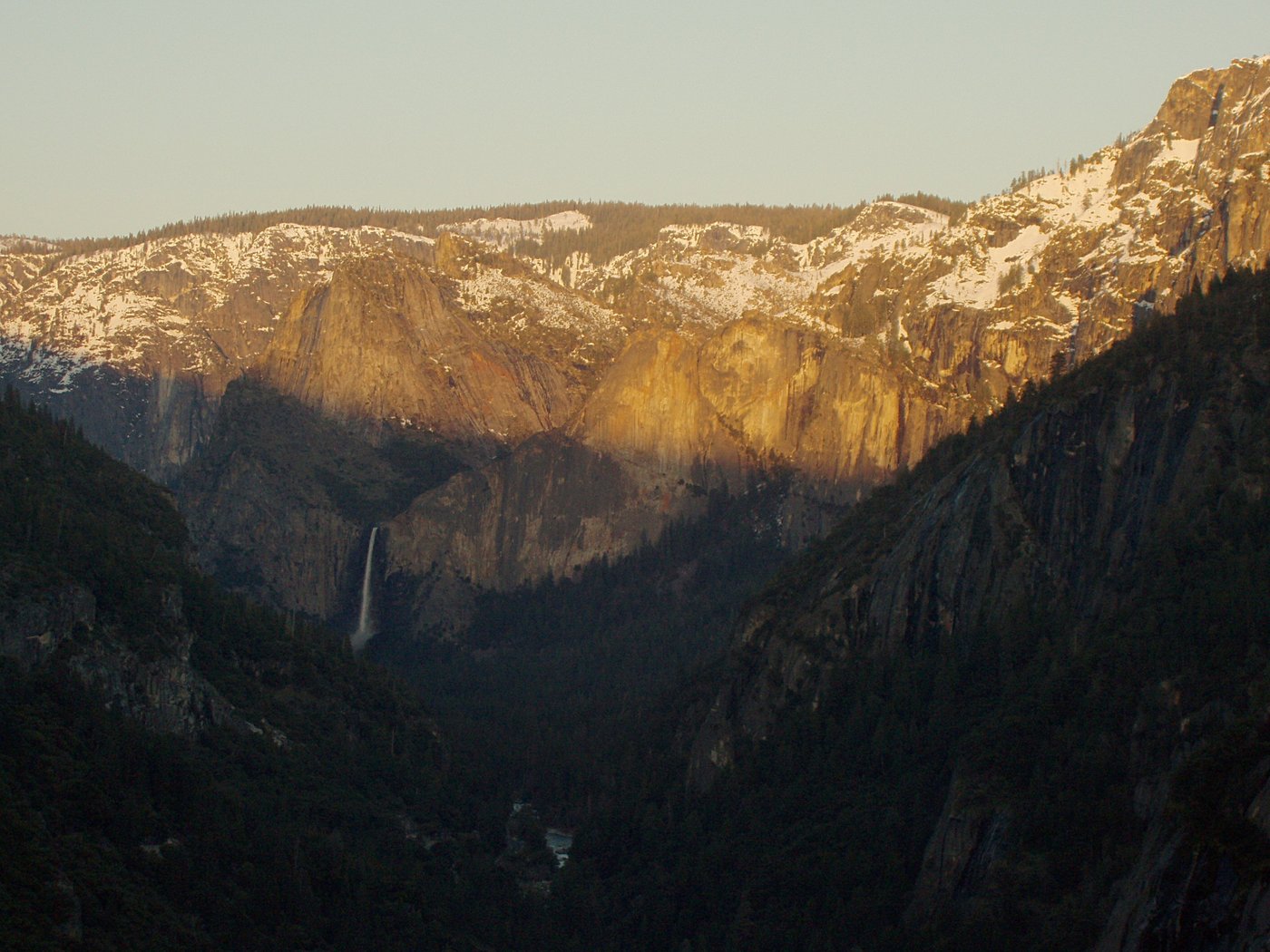 Bridalveil Fall Sunset