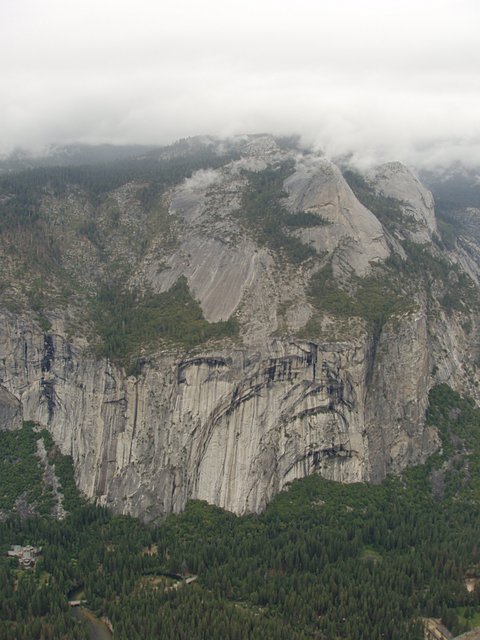 Royal Arches, North Dome, Clouds