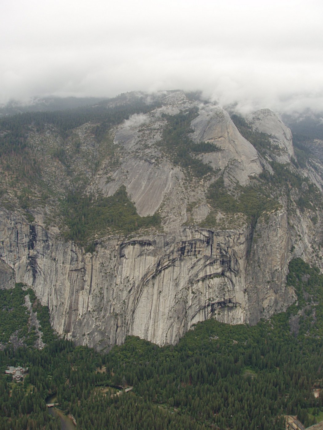 Royal Arches, North Dome, Clouds