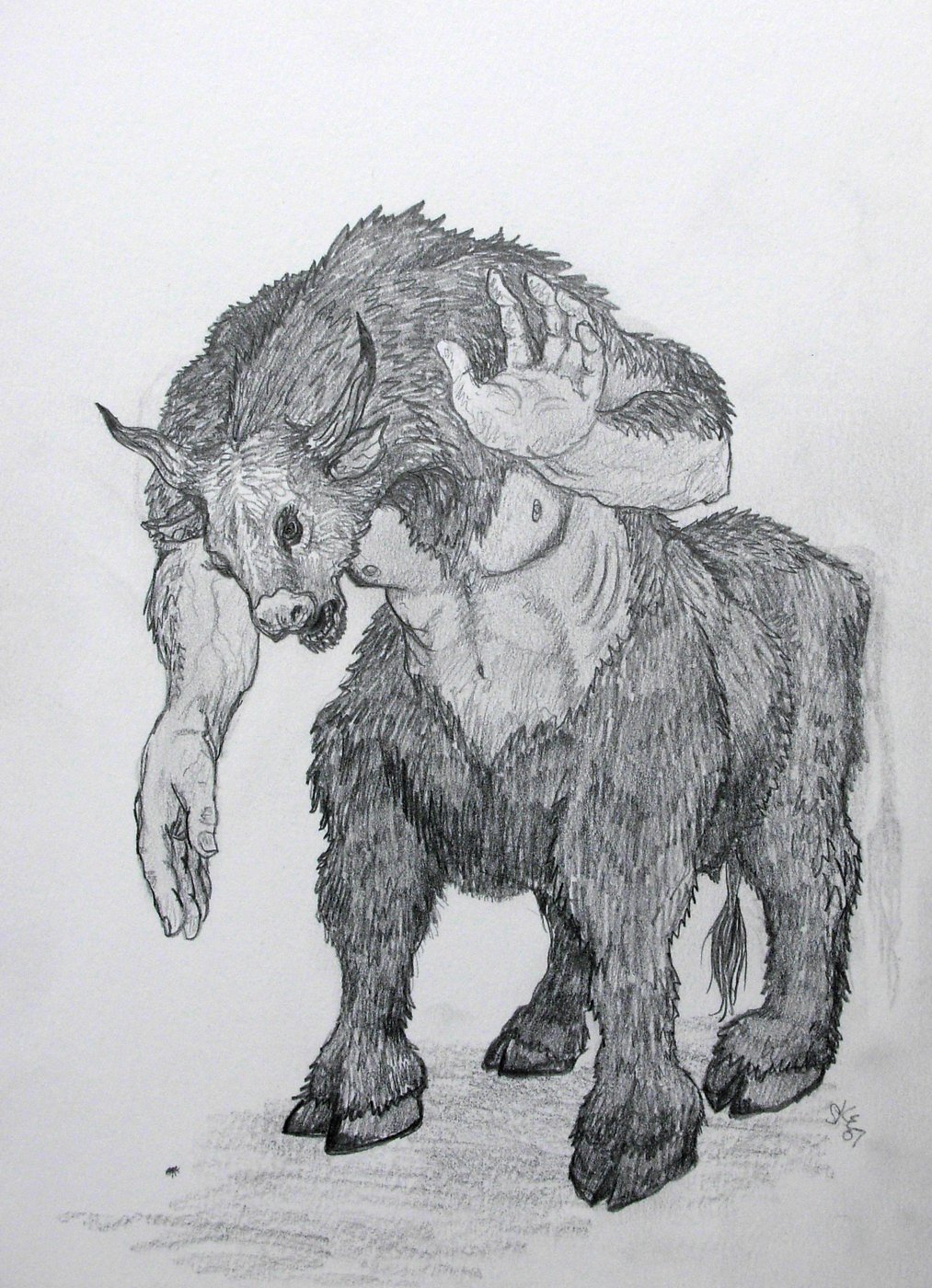Minotaur and a Beetle