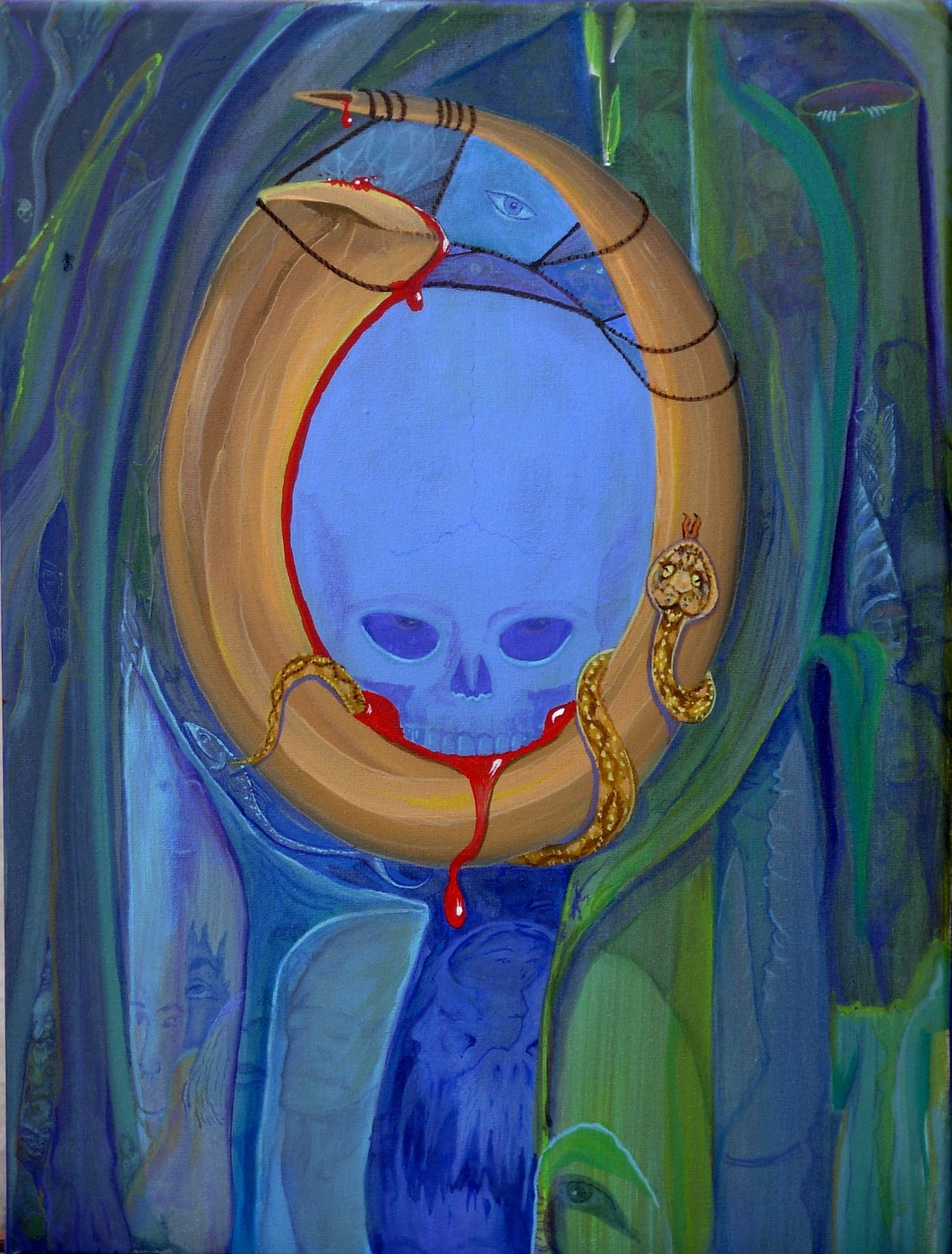 The Horn of Nothin'    (acrylic)