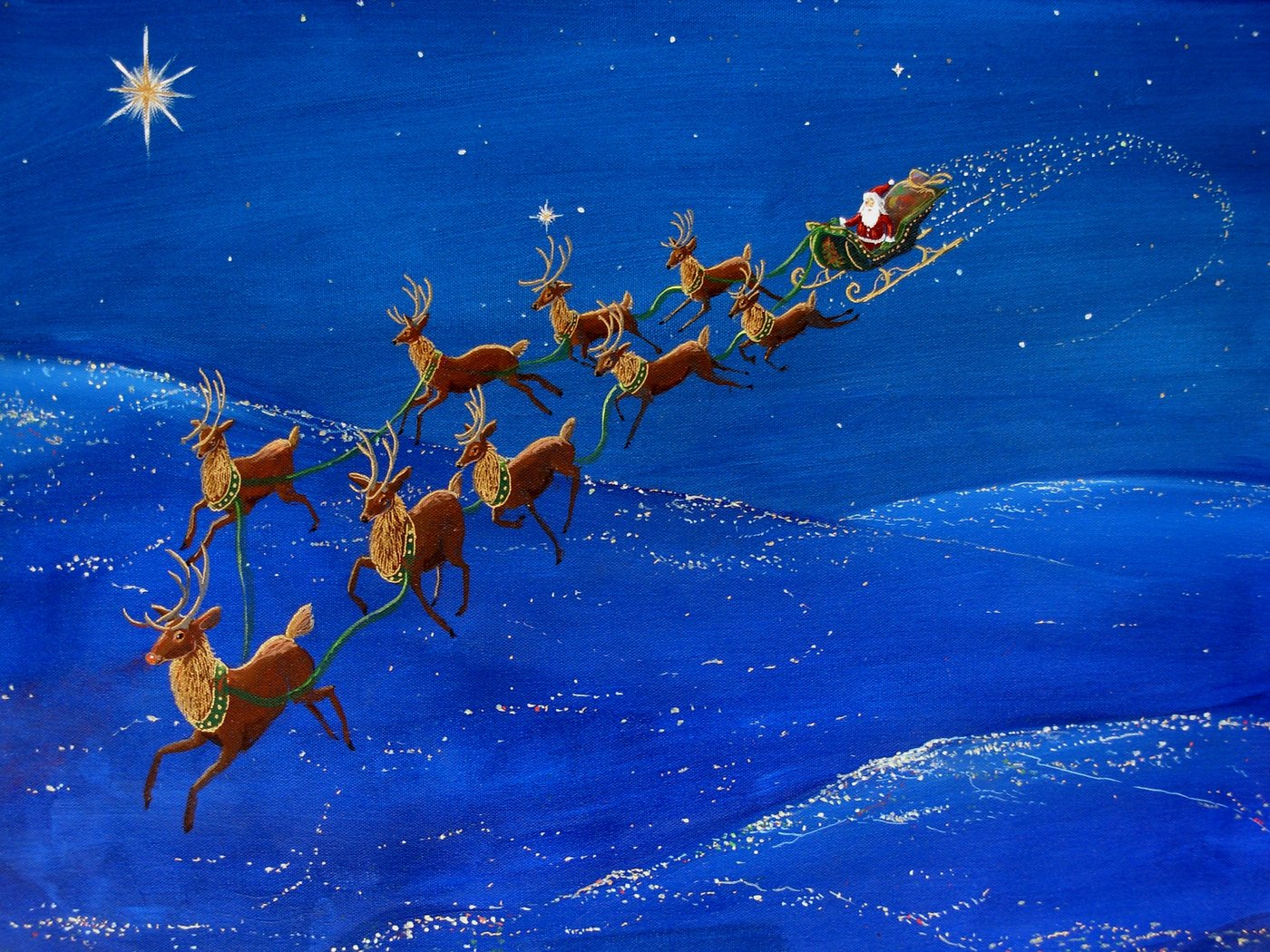 Santa's sleigh ride