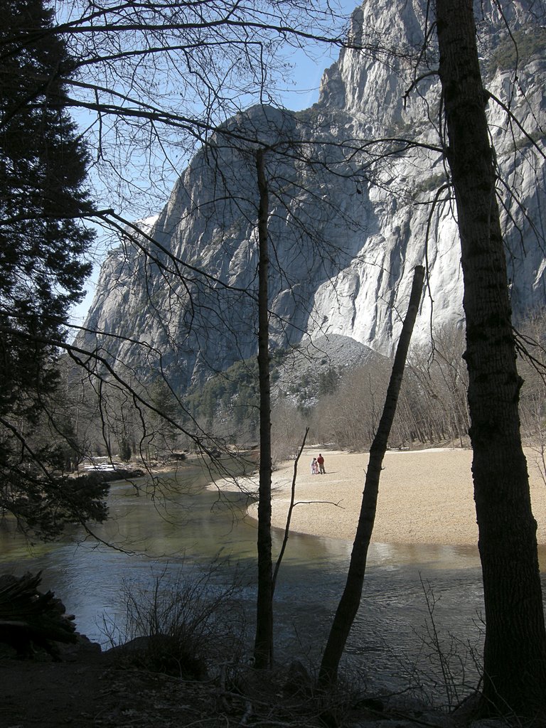 Merced River Near Swinging Bridge