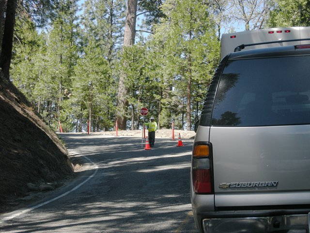 Road Work on Wawona Road