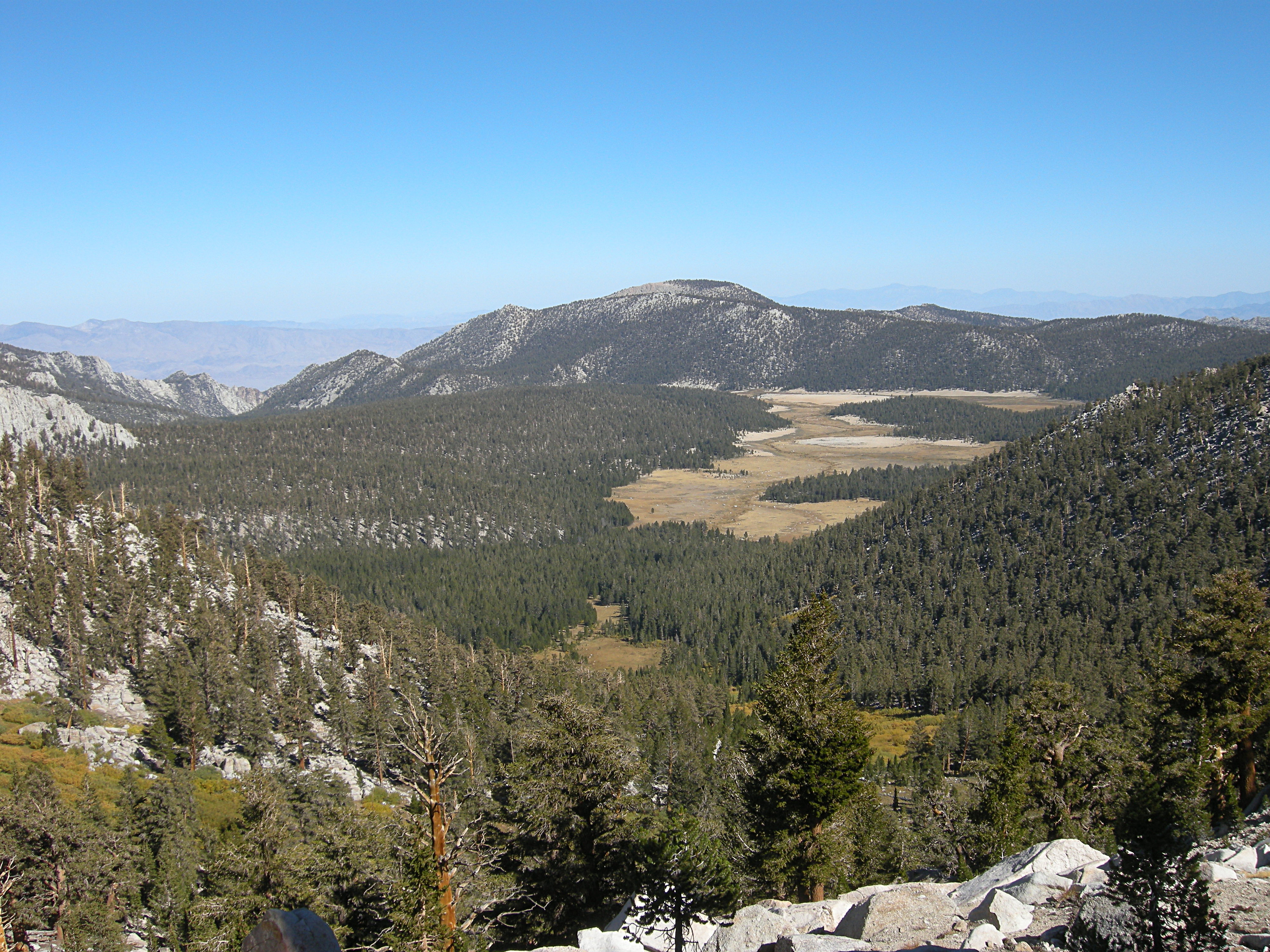 Horseshoe Meadow from Cottonwood Pass