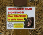 Bear warning