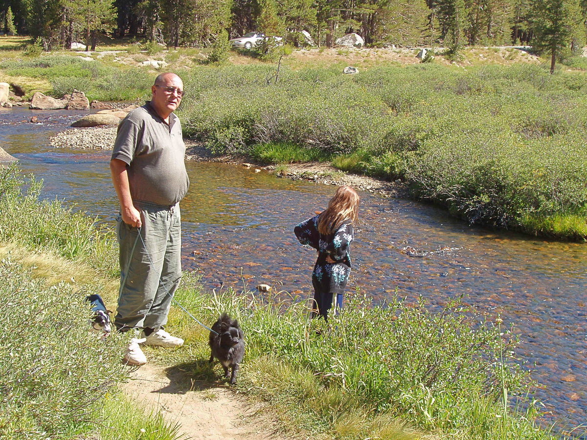 Steve at a creek