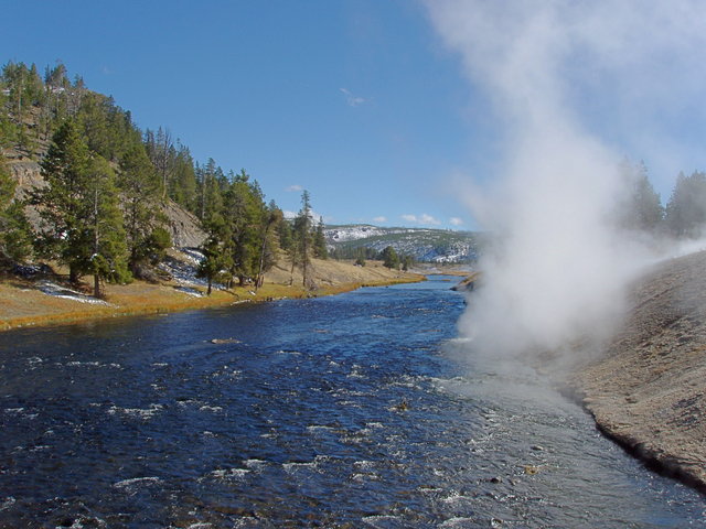 Firehole River at Excelsior