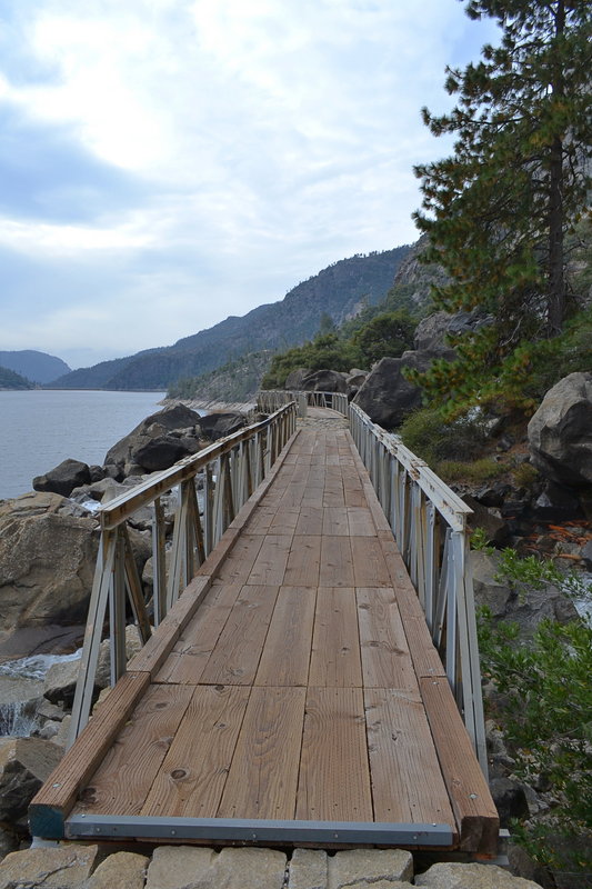 Bridge at Wapama Falls