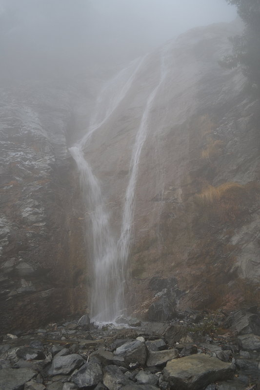 San Antonio Falls in Fog