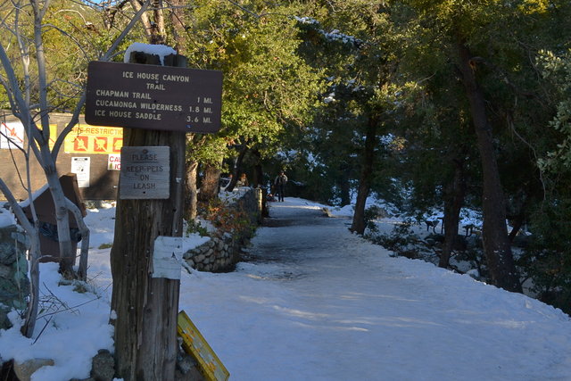 Icy Trailhead