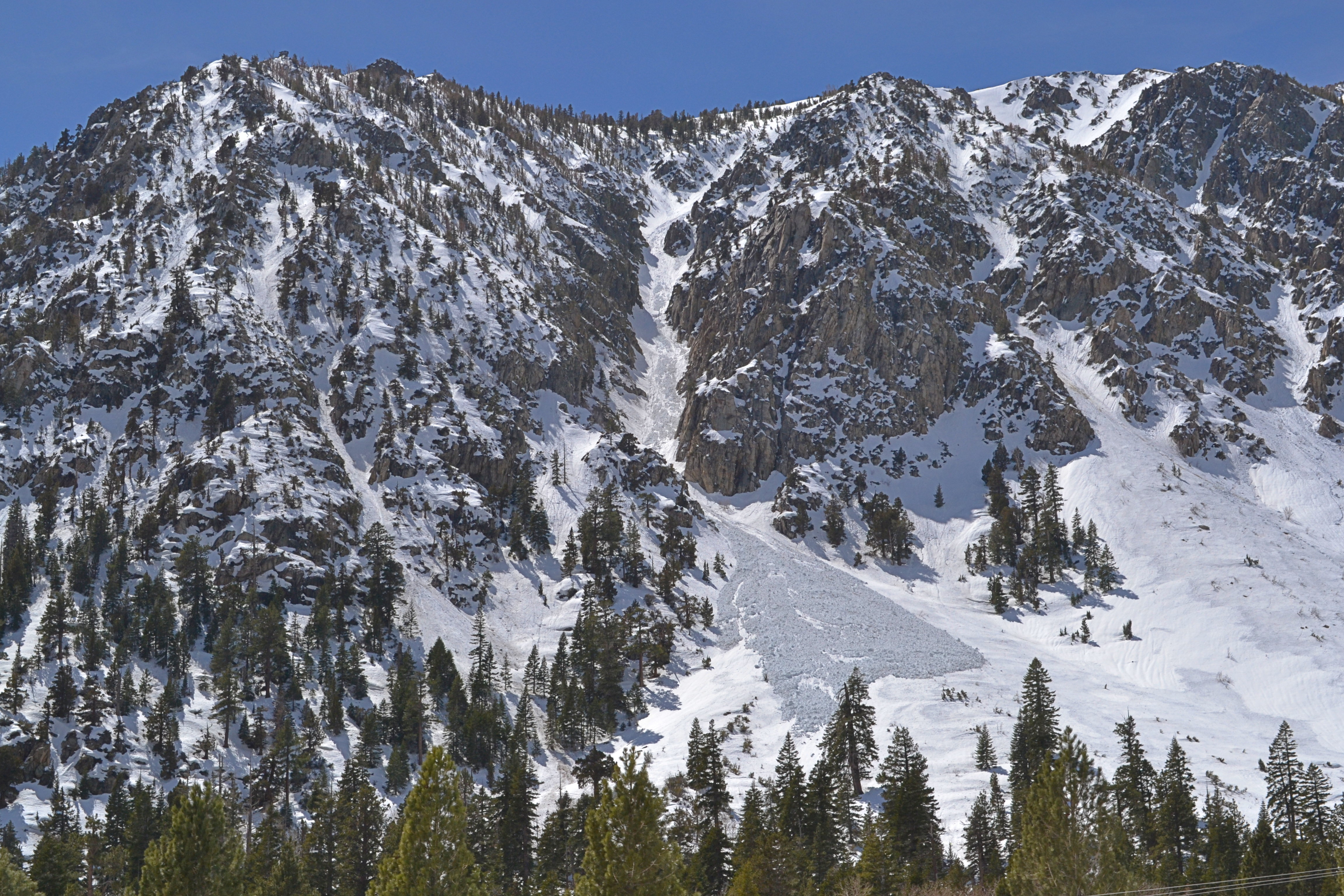 Avalanche debris