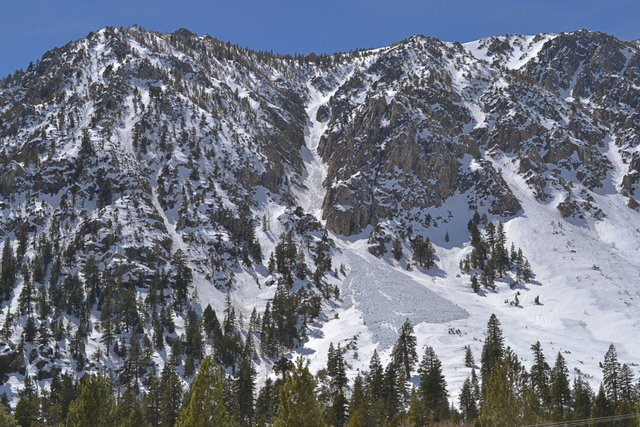 Avalanche debris