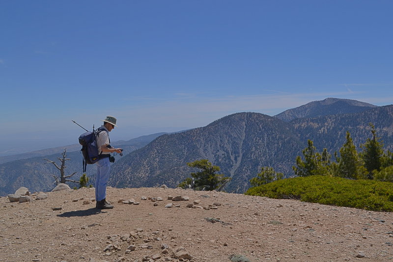 Tom on top of Mount Williamson