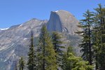 Half Dome and Clouds Rest from the Four Mile Trail