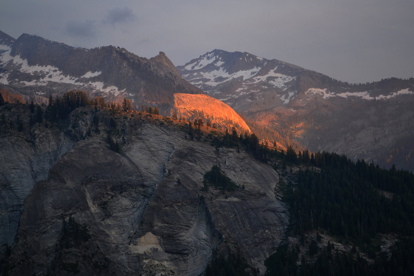 Sunset on the Great Western Divide