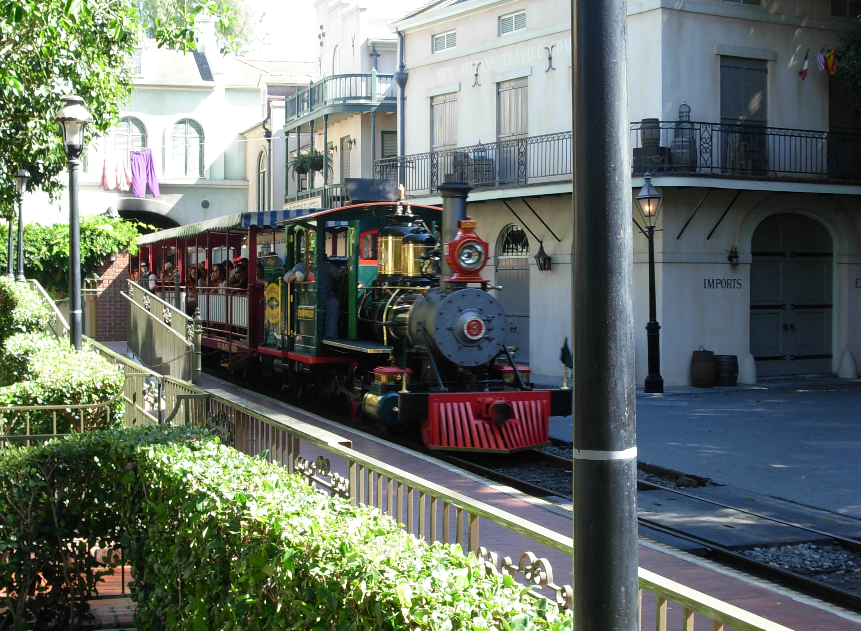 Disneyland Steam Train Eng 3 with Holiday 5