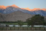 Sunrise hitting Mt. Whitney