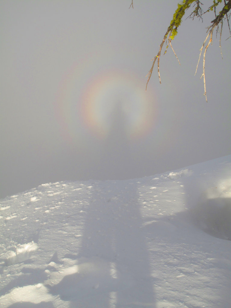 Brocken spectre at Dewey Point