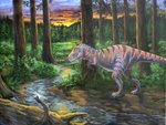 T-Rex in the forest